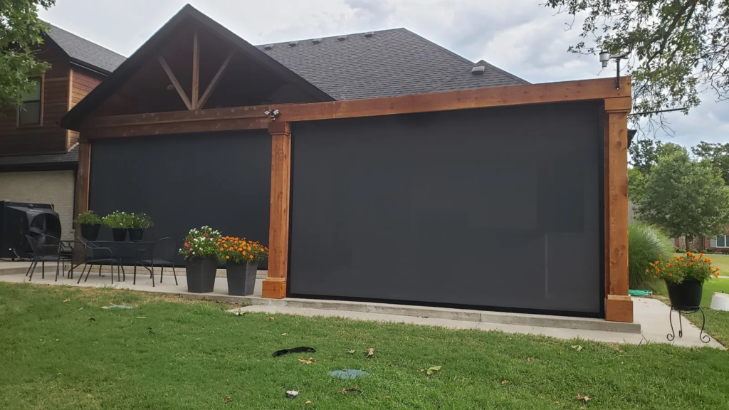 Black housing, flat black screen