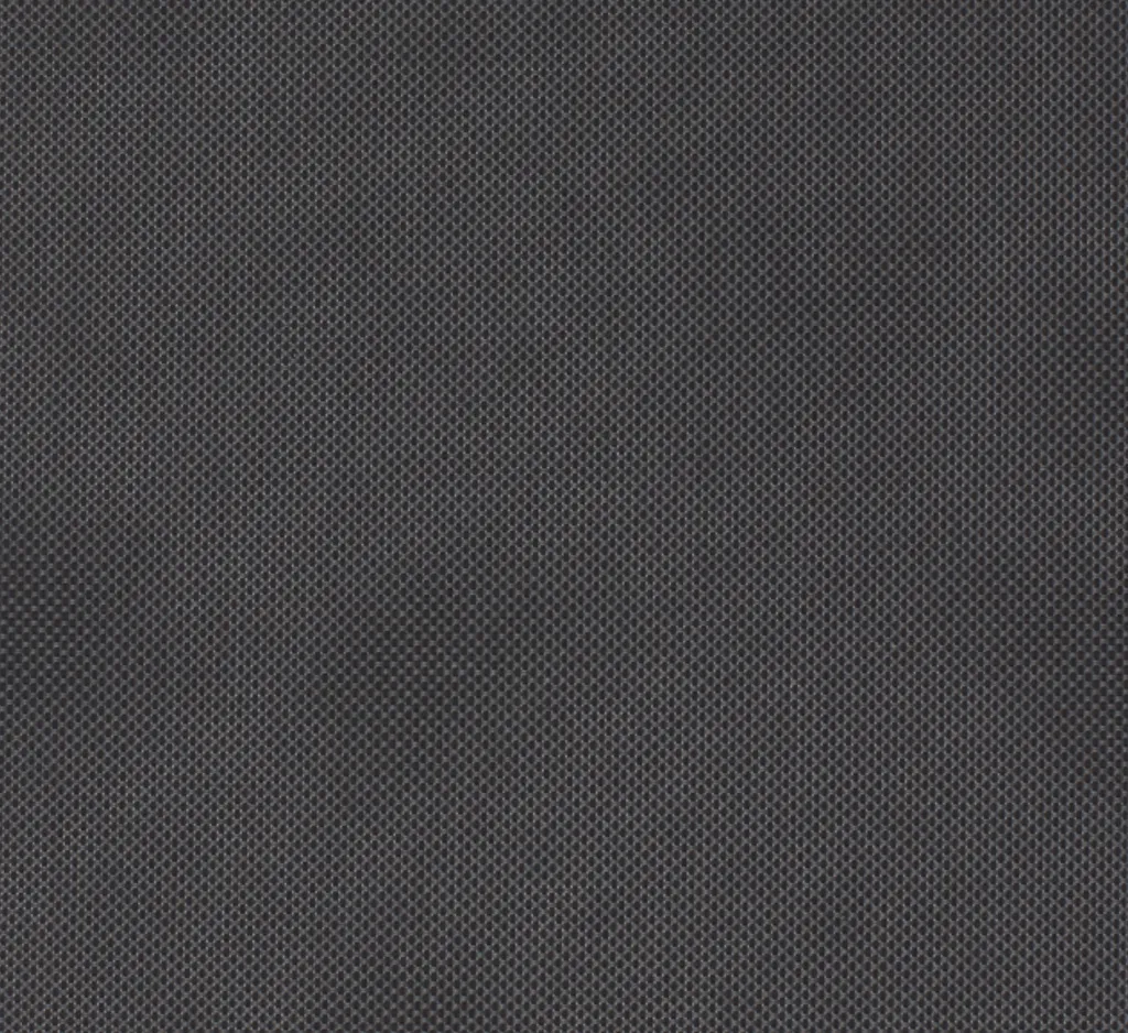 Textilene Nano 95 Charcoal motorized retractable screen fabric swatch — 95% UV blocking exterior shading mesh stocked by NWA Security Shutters in Northwest Arkansas