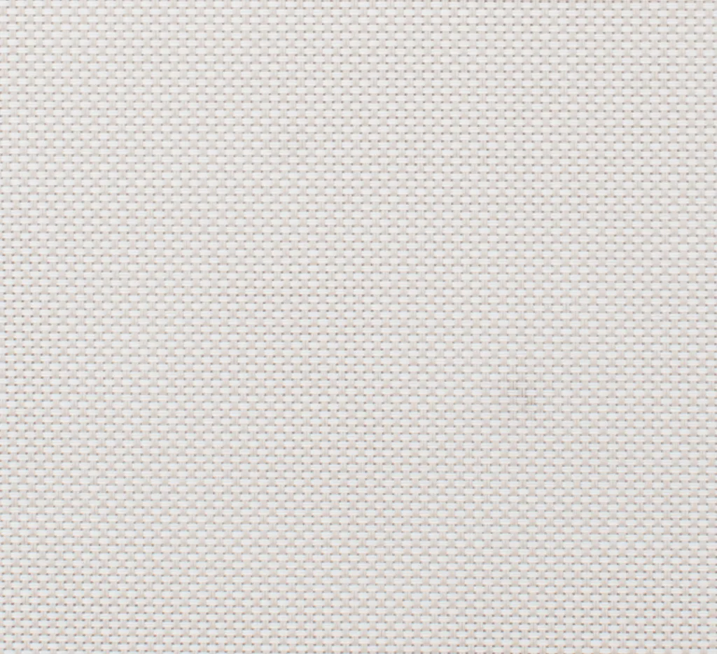 Textilene Nano 95 Sable motorized retractable screen fabric swatch — 95% UV blocking exterior shading mesh stocked by NWA Security Shutters in Northwest Arkansas